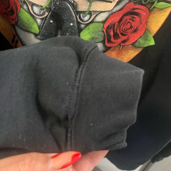 Black Zip Up Sweater - Picture 6 of 7